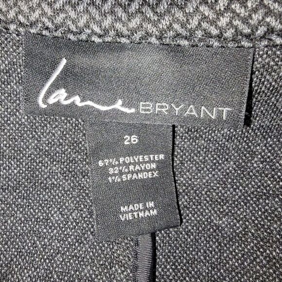 Lane Bryant herringbone knit blazer jacket size 26 - Picture 7 of 7